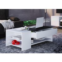 Couchtisch Tindus Weiß/Schwarz Couchtisch Tindus Weiß/Schwarz von VCM