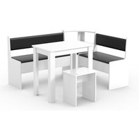 VCM Eckbank, BxHxT: 153 x 80 x 123 cm - weiss von VCM