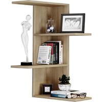 VCM Eckregal »Balos«, BxHxL: 45 x 77 x 45 cm, Holzwerkstoff - braun von VCM