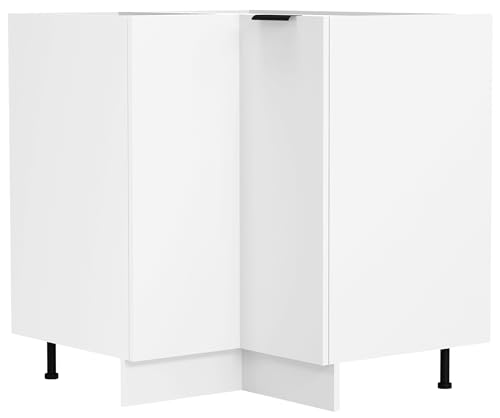 VCM Eckschrank | Maße ca. H. 82 x B. 76 x T. 76 cm | Küchenschrank | Küchenunterschrank | Unterschrank | Küchenmöbel - Fasola von VCM