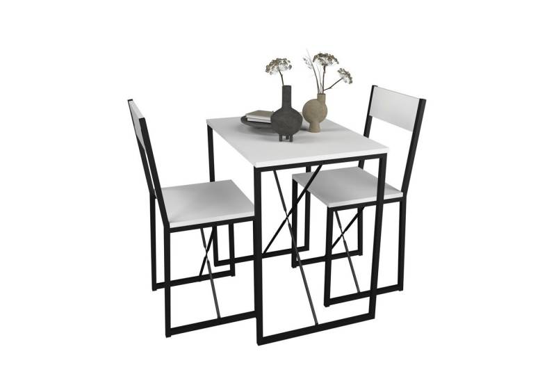 VCM Essgruppe 3-tlg. Metall Essgruppe Tischgruppe Set Insasi M VCM Essgruppe 3-tlg. Metall Essgruppe Tischgruppe Set Insasi M von VCM