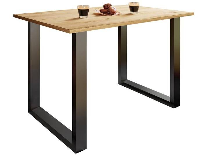 VCM Esstisch Premium Holz Esstisch Küchentisch Xona U 140x50, schwarz, Schwarz / Honig-Eiche VCM Esstisch Premium Holz Esstisch Küchentisch Xona U 140x50, schwarz, Schwarz / Honig-Eiche von VCM