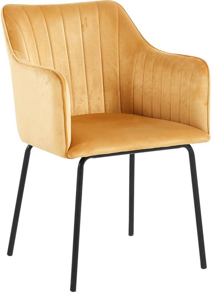 VCM Esszimmerstuhl 1er Esszimmerstuhl Küchenstuhl Armlehne Valia (Esszimmerstuhl) von VCM