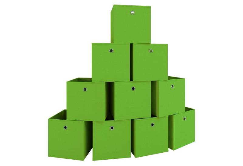 VCM Faltbox 10er Set Faltbox Klappbox Aufbewahrungsbox Boxas von VCM