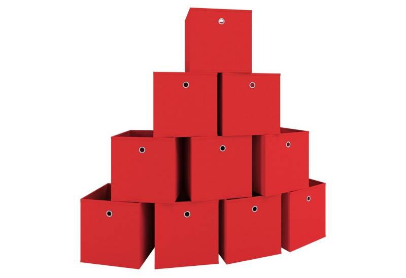 VCM Faltbox 10er Set Faltbox Klappbox Aufbewahrungsbox Boxas von VCM