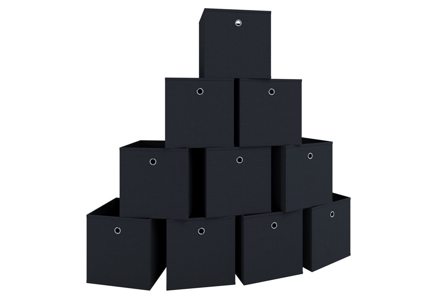 VCM Faltbox 10er Set Faltbox Klappbox Aufbewahrungsbox Boxas von VCM