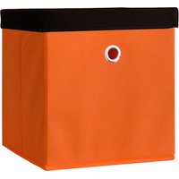 VCM Faltbox »Boxas«, 2er-Set, ohne Deckel, BxHxL: 27 x 28 x 28 cm - orange von VCM