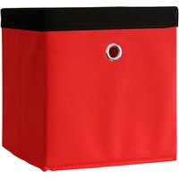 VCM Faltbox »Boxas«, 2er-Set, ohne Deckel, BxHxL: 27 x 28 x 28 cm - rot von VCM