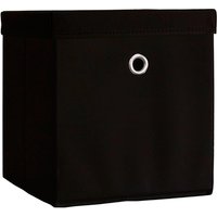 VCM Faltbox »Boxas«, 2er-Set, ohne Deckel, BxHxL: 27 x 28 x 28 cm - schwarz von VCM