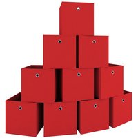 VCM Faltbox »Boxas«, BxHxL: 27 x 28 x 28 cm, Textil - rot von VCM