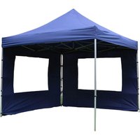 VCM Faltpavillon PROFI blau Polyester-Mischgewebe B/H/L: ca. 300x220x300 cm von VCM