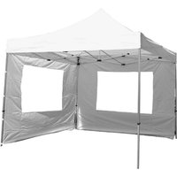 VCM Faltpavillon PROFI weiß Polyester-Mischgewebe B/H/L: ca. 300x220x300 cm von VCM