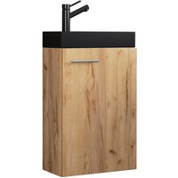 VCM Gäste-Waschplätze »Slito BL«, BxHxT: 40,5 x 60 x 22 cm - braun von VCM