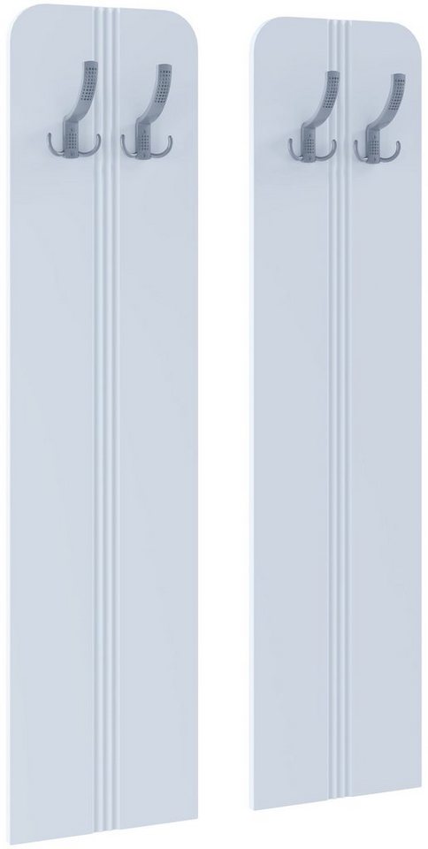 VCM Garderobenschrank Holz Set Dielenmöbel Gardeobe Kleiderhaken Balia VCM Garderobenschrank Holz Set Dielenmöbel Gardeobe Kleiderhaken Balia von VCM