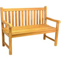 VCM Gartenbank braun Teakholz B/H/L: ca. 62x90x120 cm von VCM
