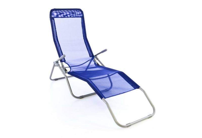 VCM Gartenliege Camping-Liege Blau VCM Gartenliege Camping-Liege Blau von VCM