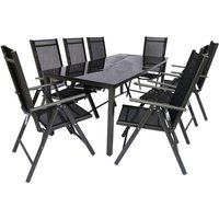 VCM Gartensitzgruppe Sonlas anthrazit Glas von VCM