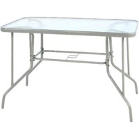 VCM Gartensitzgruppe silber Aluminium B/H/T: ca. 60x72x110 cm VCM Gartensitzgruppe silber Aluminium B/H/T: ca. 60x72x110 cm von VCM
