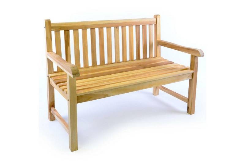 VCM Gartenstuhl Sitzbank Antik Gartenbank Landhausstil Teak Holz von VCM