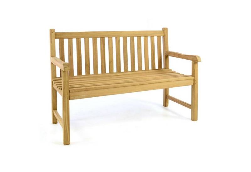 VCM Gartenstuhl Sitzbank Antik Gartenbank Landhausstil Teak Holz von VCM