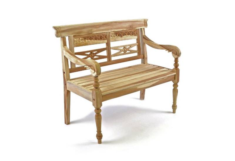 VCM Gartenstuhl Kindersitzbank Antik Gartenbank Kinder Teak Holz von VCM