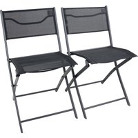 VCM Gartenstuhl "VCM 2er Set Gartenstuhl  Balkonstuhl klappbar  Maße ca. H. 79 x B. 45 x T. 46 cm  Campingstuhl  Gartenmöbel - Sumila", 2 St. von VCM