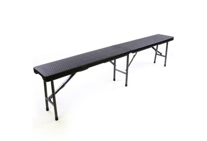 VCM Gartentisch Partybank Rattan-Optik von VCM