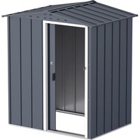 VCM Gerätehaus anthrazit Metall B/H/L: ca. 163x182x112 cm von VCM