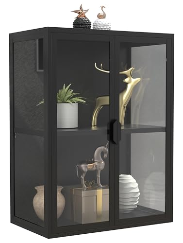 VCM Glasvitrine hängend | Vitrine Glas mit ESG-Sicherheitsglas | Maße ca. H. 80 x B. 60 x T. 35 cm | Hängevitrine Glas | Modern und platzsparend | Glas Vitrinenschrank - Flokas M VCM Glasvitrine hängend | Vitrine Glas mit ESG-Sicherheitsglas | Maße ca. H. 80 x B. 60 x T. 35 cm | Hängevitrine Glas | Modern und platzsparend | Glas Vitrinenschrank - Flokas M von VCM