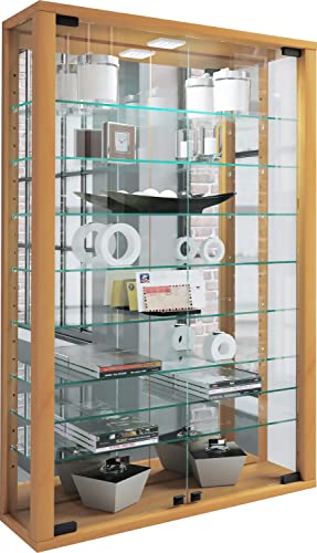 VCM Glasvitrine hängend | Vitrine Glas mit ESG-Sicherheitsglas | Maße ca. H. 91 x B. 59 x T. 18 cm| Hängevitrine Glas | Modern und platzsparend | Vitrine Glas - Vitrosa Mini Spiegel VCM Glasvitrine hängend | Vitrine Glas mit ESG-Sicherheitsglas | Maße ca. H. 91 x B. 59 x T. 18 cm| Hängevitrine Glas | Modern und platzsparend | Vitrine Glas - Vitrosa Mini Spiegel von VCM