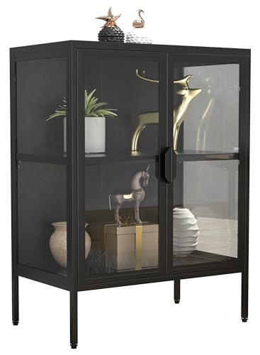 VCM Glasvitrine stehend | Vitrine Glas mit ESG-Sicherheitsglas | Maße ca. H. 80 x B. 60 x T. 35 cm | Standvitrine Glas | Modern und platzsparend | Glas Vitrinenschrank – Floka S VCM Glasvitrine stehend | Vitrine Glas mit ESG-Sicherheitsglas | Maße ca. H. 80 x B. 60 x T. 35 cm | Standvitrine Glas | Modern und platzsparend | Glas Vitrinenschrank – Floka S von VCM