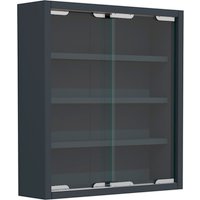 VCM Hängevitrine »Agisa«, BxHxL: 37 x 40 x 10 cm - grau von VCM