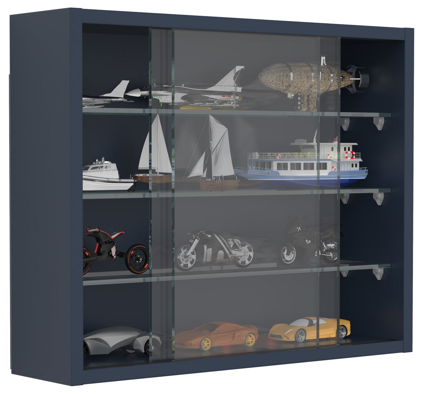 VCM Hängevitrine Hängevitrine Wandvitrine Sammel Deko Drivalo S von VCM