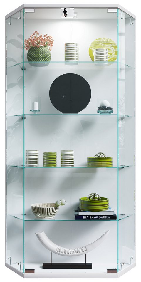 VCM Hängevitrine Wandvitrine Hängevitrine Glasvitrine Benila L von VCM