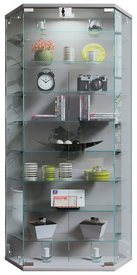 VCM Hängevitrine Wandvitrine Hängevitrine Glasvitrine Benila XL von VCM