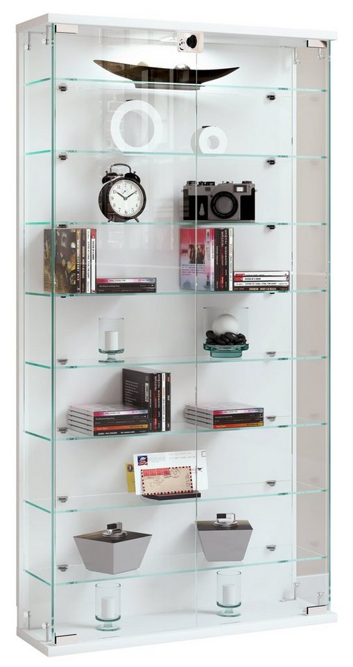 VCM Hängevitrine Wandvitrine Hängevitrine Glasvitrine Relas L von VCM
