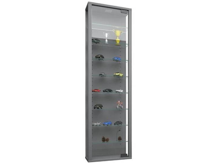 VCM Hängevitrine Wandvitrine Hängevitrine Glasvitrine Stano Maxi, silberfarben, Silber VCM Hängevitrine Wandvitrine Hängevitrine Glasvitrine Stano Maxi, silberfarben, Silber von VCM