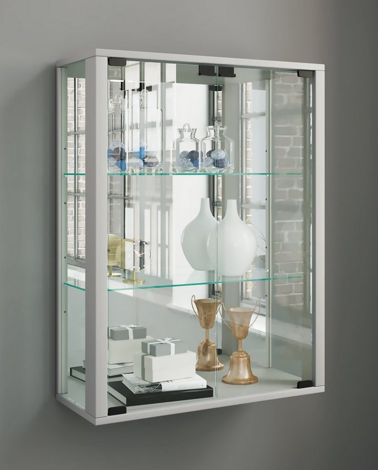 VCM Hängevitrine Wandvitrine Hängevitrine Glasvitrine Udina Spiegel (1-St) von VCM