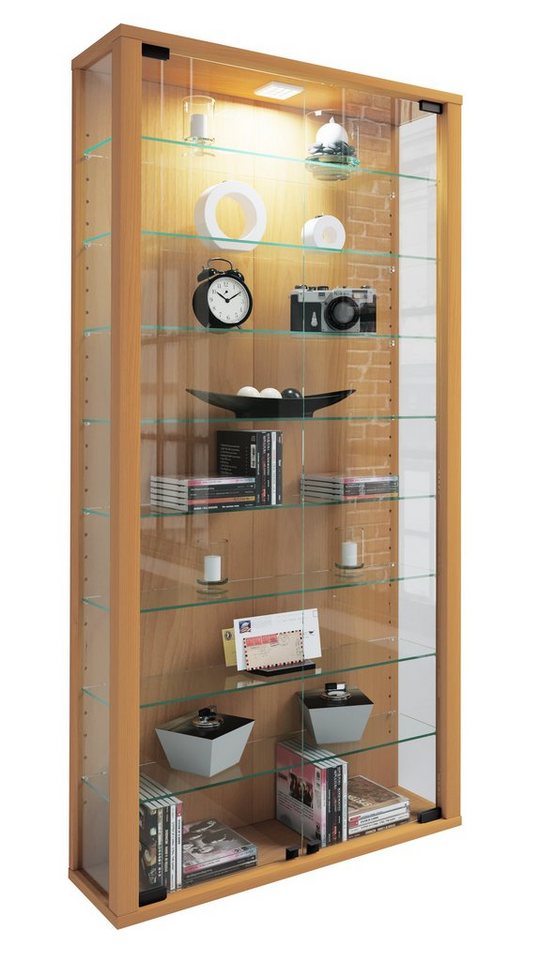 VCM Hängevitrine Wandvitrine Hängevitrine Glasvitrine Vitrosa Maxi von VCM