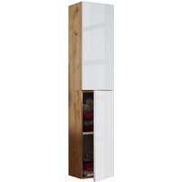 Hochschrank Lendas Honig-Eiche/Weiß von VCM