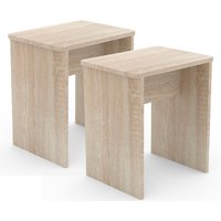 VCM Hocker, BxHxT: 40 x 45 x 30 cm - beige von VCM