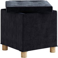 VCM Hocker »Sizos M«, HxL: 40 x 38 cm, max. Belastung: 100 kg - grau von VCM