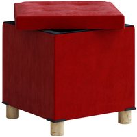 VCM Hocker Sizos M rot von VCM