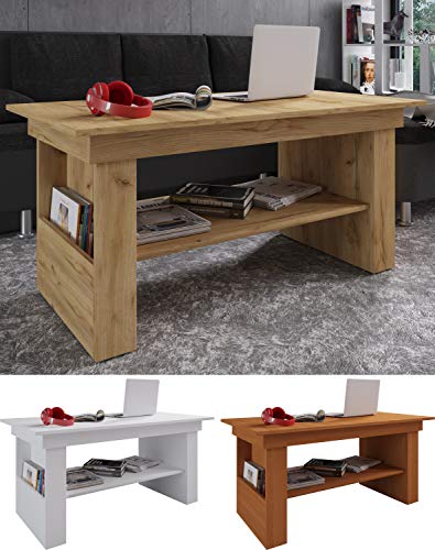 VCM Holz Beistelltisch Couchtisch Sofatisch Wohnzimmertisch Kaffeetisch Kobila Buche von VCM