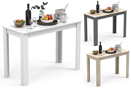 VCM Holz Esstisch Küchentisch Tisch Esal 110 x 50 cm Sonoma-Eiche von VCM