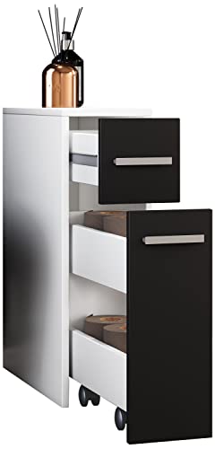 VCM Holz Midischrank | Nischenschrank | Maße: H. 61 x B. 20 x T. 45 cm | Raumteiler | 2 Schubladen - Zalo VCM Holz Midischrank | Nischenschrank | Maße: H. 61 x B. 20 x T. 45 cm | Raumteiler | 2 Schubladen - Zalo von VCM