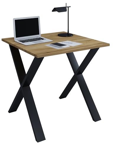 VCM Holz Schreibtisch | H. 76 x B. 80 x T. 80 cm | Computertisch schlicht | Füße aus hochwertigem Metall | Arbeitstisch | Büromöbel - Lona X VCM Holz Schreibtisch | H. 76 x B. 80 x T. 80 cm | Computertisch schlicht | Füße aus hochwertigem Metall | Arbeitstisch | Büromöbel - Lona X von VCM