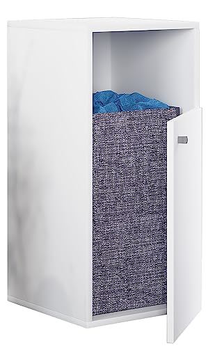 VCM Holz Wäscheschrank | Wäschetruhe | Wäschekorb | Maße ca. H. 74 x B 40 x T. 39 cm – Dreso L 1f von VCM