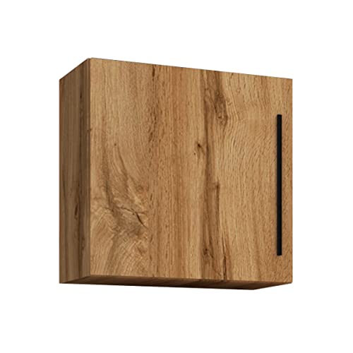 VCM Holz Wandregal Hängeregal Wandschrank Wandwürfel Würfel Ablage Arila M Honig-Eiche von VCM