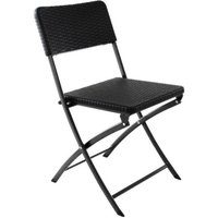VCM Klappstuhl schwarz Metall B/H/T: ca. 40x80x38 cm VCM Klappstuhl schwarz Metall B/H/T: ca. 40x80x38 cm von VCM